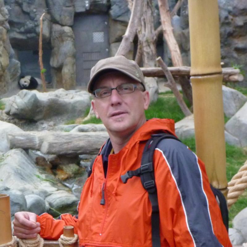 RDG with a panda - Hong Kong (2010)